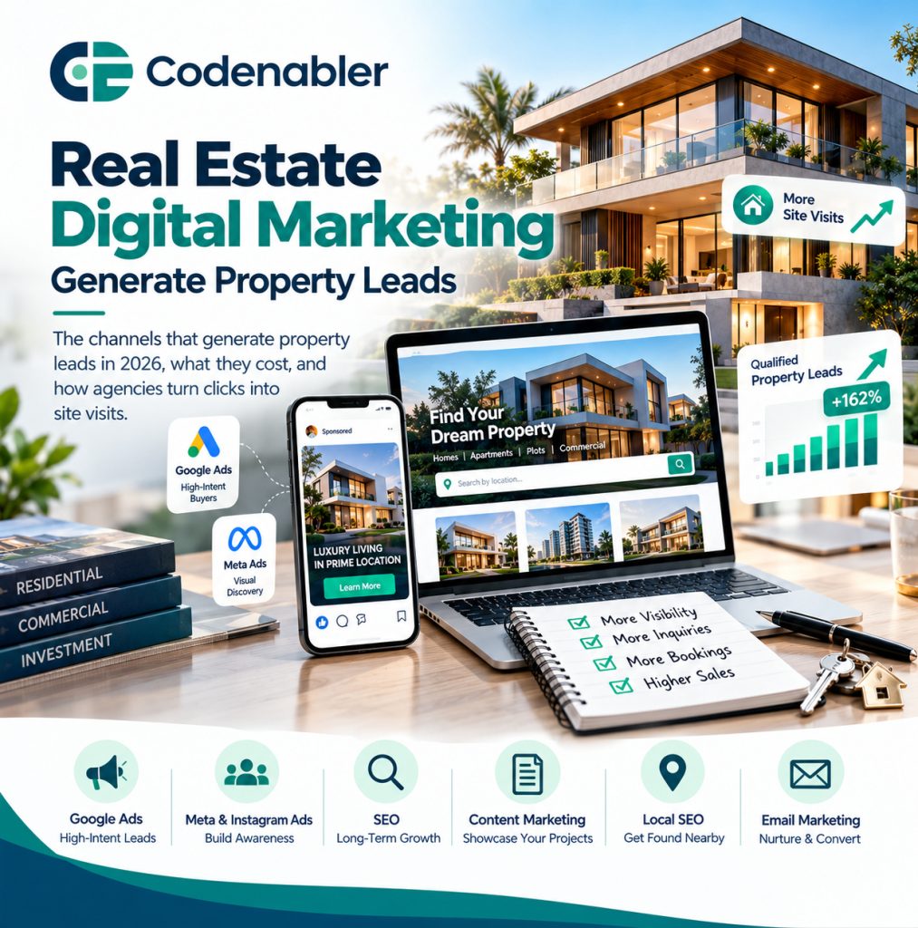 Real estate digital marketing: how to generate property leads online